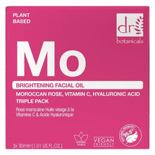 Dr. Botanicals Moroccan Rose Facial Oil with Hyaluronic Acid and Vitamin C, 1.01 fl oz, 3-pack