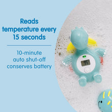 Dr. Brown's Clean Up Floating Baby Bath Thermometer, Green Dinosaur, BPA-Free, 0 months +, 1-Pack