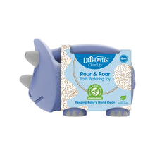 Dr. Brown's Clean up Pour & Roar Watering Can Bath Toy, Baby Bath Essentials Toddler and Kids Toy, 6m+, BPA Free