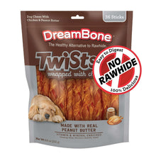 DreamBoneTwistsWrappedWithChicken-MadeWithRealPeanutButter-No-RawhideChewsForDogs-36Sticks-_1 - Brands For Less USA