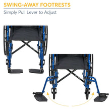 DriveMedicalBlueStreakManualWheelchairwithFlip-BackDeskArmsandSwing-AwayFootrests-SteelFrame-20i_5317_4 - Brands For Less USA