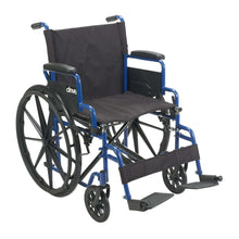 DriveMedicalBlueStreakManualWheelchairwithFlip-BackDeskArmsandSwing-AwayFootrests-SteelFrame-20i_5533_1 - Brands For Less USA