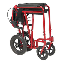 DriveMedicalLightweightExpeditionTransportWheelchairwithHandBrakes_19SeatRed9 - Brands For Less USA