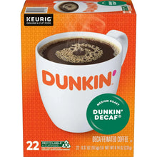 Dunkin’ Decaf Medium Roast Coffee, Keurig K Cup Pods, 22 Count Box - Brands For Less USA