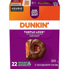 Dunkin’ Turtle Love Artificially Flavored Coffee, Dark Roast, Keurig K Cup Pods, 22 Count Box - Brands For Less USA
