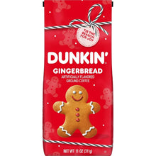 Dunkin’ Gingerbread Artificially Flavored Coffee, Ground Coffee, 11 oz Bag - Brands For Less USA
