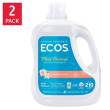 ECOS Liquid Laundry Detergent, Magnolia & Lily, 210 Loads, 210 fl oz, 2-count