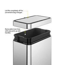 EKOMatteStainlessSteelMotionSensorKitchenTrashCan13.2Gallon6 - Brands For Less USA