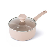 Elements by Thyme & Table 2 QT Ceramic Non-Stick Saucepan - pink