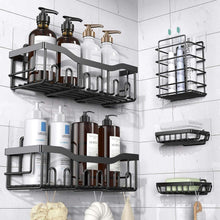 EUDELEAdhesiveShowerCaddy-5PackRustproofStainlessSteelBathOrganizersWithLargeCapacity-NoDrilling_259_1 - Brands For Less USA