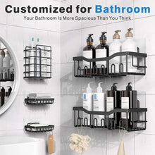 EUDELEAdhesiveShowerCaddy-5PackRustproofStainlessSteelBathOrganizersWithLargeCapacity-NoDrilling_3480_7 - Brands For Less USA