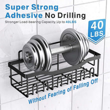 EUDELEAdhesiveShowerCaddy-5PackRustproofStainlessSteelBathOrganizersWithLargeCapacity-NoDrilling_6485_5 - Brands For Less USA
