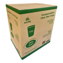 Eco Raj 12 oz Hot or Cold Compostable Cup, 1,000-count - Brands For Less USA