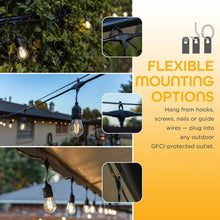 EcoScapesbyEnbrighten48_OutdoorLEDCafeStringLights_24Bulbs2 - Brands For Less USA
