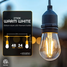 EcoScapesbyEnbrighten48_OutdoorLEDCafeStringLights_24Bulbs4 - Brands For Less USA