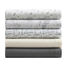 Eddie Bauer 6-Piece Cotton Flannel Sheet Set, Assorted Sizes