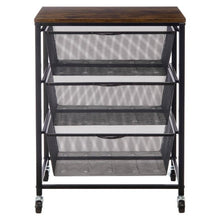 Edifice 3-tier Mesh Basket Cart