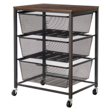 Edifice 3-tier Mesh Basket Cart