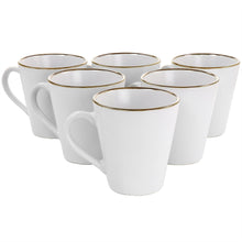 Elama-Arthur-6-Piece-Stoneware-Mug-Set-in-Matt-White-with-Gold-Rim_02249d0a-5290-48d5-83b2-6383c45d27ca.40773e9e675dd6555df24a93fda423f1 - Brands For Less USA
