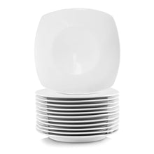 Elama-Professional-Kitchen-12-Piece-Porcelain-Square-Dinner-Plate-Set-in-White_2ee9a22e-cd21-40c0-bbe7-fc5f924480eb.faaeedbb09424eb697276047a86ec37f - Brands For Less USA