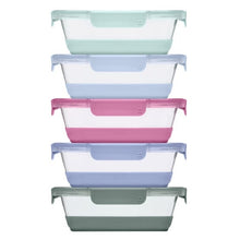 Ello 10-piece Glass Meal Prep Container Set.