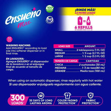 Ensueño Max Liquid Fabric Softener, Spring Fresh Scent, 300 loads, 304 fl. oz. - Brands For Less USA