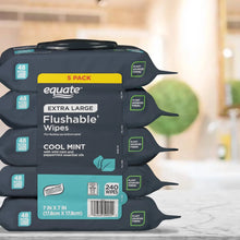 EquateExtraLargeFlushableWetWipes_Mint_240Wipes_5Pack_2 - Brands For Less USA