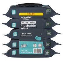 EquateExtraLargeFlushableWetWipes_Mint_240Wipes_5Pack_6 - Brands For Less USA