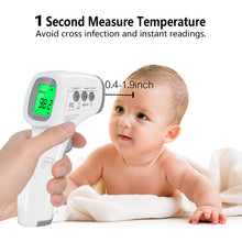 Equate Infrared No Touch Forehead Body Thermometer,1-second, 3-color backlight,All ages.