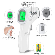 Equate Infrared No Touch Forehead Body Thermometer,1-second, 3-color backlight,All ages.