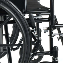 EquateLightweightFoldableSteelWheelchairwith18SeatandSwing-AwayFootrests-350lbCapacity1-_7 - Brands For Less USA