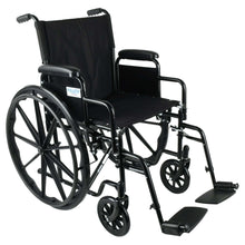 EquateLightweightFoldableSteelWheelchairwith18SeatandSwing-AwayFootrests-350lbCapacity7-_1 - Brands For Less USA