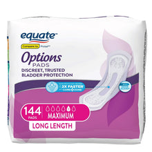 EquateOptionsIncontinencePadsforWomen_Maximum_Long_144Count1 - Brands For Less USA