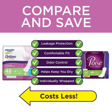 EquateOptionsWomen_sIncontinencePads_VeryLightAbsorbency_LongLengthy_Size2_48Count - Brands For Less USA