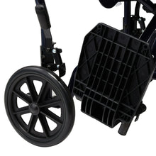 EquateSteelFoldingTransportWheelchairwith19Seat_Black_300lbWeightCapacity2 - Brands For Less USA