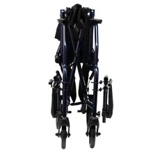 EquateSteelFoldingTransportWheelchairwith19Seat_Black_300lbWeightCapacity6 - Brands For Less USA