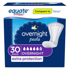 EquateWomen-sOvernightIncontinencePads-UltimateAbsorbency-30Count-ComparetoTena-_1 - Brands For Less USA