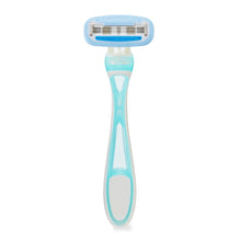 Equate Women's 5-Blade Disposable Razors, Blue, 6 Count