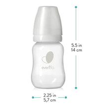 Evenflo Balance + Standard Neck BPA-Free Plastic Baby Bottles - 4oz, Clear