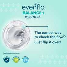 Evenflo Balance+ Wide Neck Baby Bottles, Clear/White, 5oz, 2-Pack