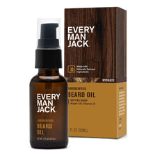 EveryManJackMen-sBeardOiltoMoisturizeandSoften-BeardCareConditioner-Sandalwood-1FluidOunce9-_1 - Brands For Less USA