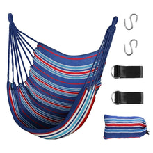 FGY Hammock Chair Swing Portable Canvas Camping Hanging Seat for Outdoor Indoor