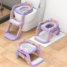 FVLOENG Potty Training Seat for Kids Boys Girls,3 in 1 Toddler Toilet,Potty Training Toilet with Urinals, Toddler Step Stool Ladder and Splash Guard Anti-Slip with Soft Cushion (Pink) - Brands For Less USA