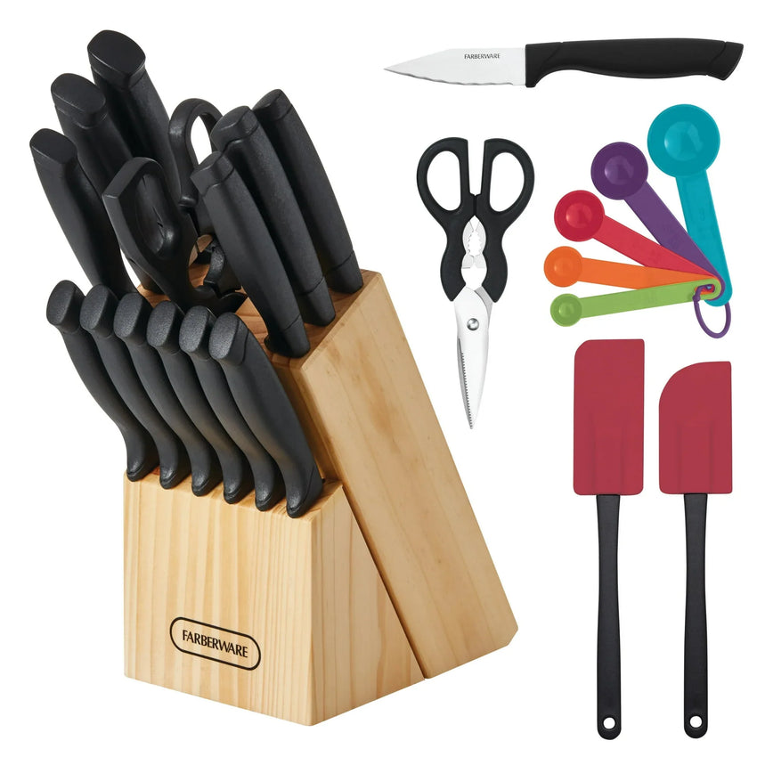 Farberware Classic 23 Piece Never Needs Sharpening Dishwasher Safe Sta ...
