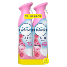 Febreze Odor-Fighting Air Freshener, with Downy Scent, April Fresh, Pack of 2, 8.8 fl oz Each - Brands For Less USA