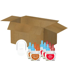Febreze PLUG Air Freshener, Baked Cinnamon Apples & Crisp Fall Breeze, 1 Warmer + 5 Refills, 4.35 fl. oz.