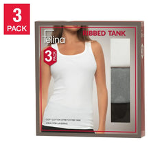 Felina Women's Ribbed Tank, 3-pack - Brands For Less USA