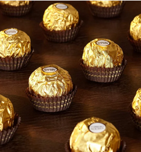Ferrero Rocher, Milk Chocolate Hazelnut Candy, 1.3 oz, 3-count, 12-pack