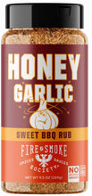 Fire & Smoke Society Honey Garlic BBQ Rub, BBQ Seasoning, 9.5 Ounce Mixed Seasonings Blend