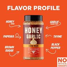 Fire & Smoke Society Honey Garlic BBQ Rub, BBQ Seasoning, 9.5 Ounce Mixed Seasonings Blend